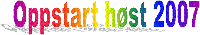 Oppstart hst 2007